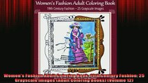 READ book  Womens Fashion Adult Coloring Book 19th Century Fashion 25 Grayscale Images Adult  FREE BOOOK ONLINE