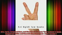 READ book  75 Torts Criminal law and Contracts Essays Law school ebook Required skills and Online Free