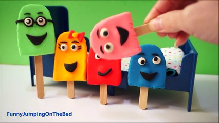 Ice Cream Play-Doh Song Jumping On The Bed Five Little IceCream Nursery Rhyme video