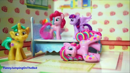 Five My Little Pony MLP Jumping On The Bed - 5 Little Pony Nursery Rhymes Lyrics Kid's song video