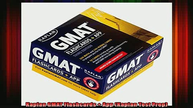 Downlaod Full PDF Free Kaplan GMAT Flashcards App Kaplan Test Prep Full Free