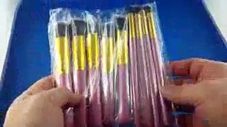Make up Brushes from AliExpress.com Unboxing