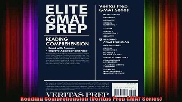 READ book Reading Comprehension Veritas Prep GMAT Series Full Free