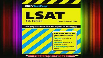 READ Ebooks FREE  CliffsTestPrep LSAT 5th Edition Full EBook