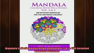 FREE PDF  Mandala Coloring Book Mega Bundle Vol 2  3 100 Detailed Mandala Patterns  DOWNLOAD ONLINE
