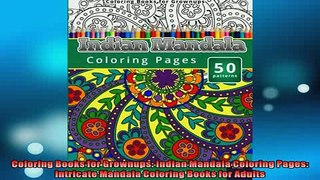 FREE DOWNLOAD  Coloring Books for Grownups Indian Mandala Coloring Pages Intricate Mandala Coloring  BOOK ONLINE