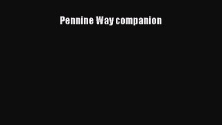 Read Pennine Way companion Ebook Free