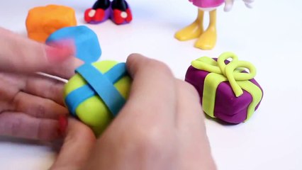 Minnie Mouse BowTique Play Doh Christmas Surprise Eggs Toys Xmas Toys Part 6