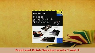 PDF  Food and Drink Service Levels 1 and 2 Read Full Ebook