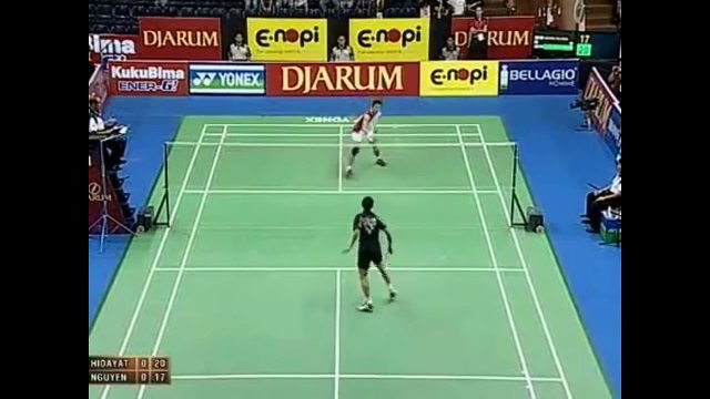 Une fin de match de Badminton complètement folle !