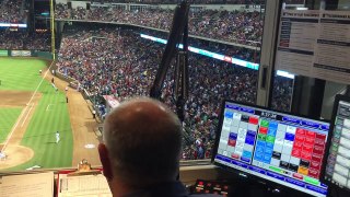 Texas Rangers Globe Life Park Chuck Morgan Public Address Announcer