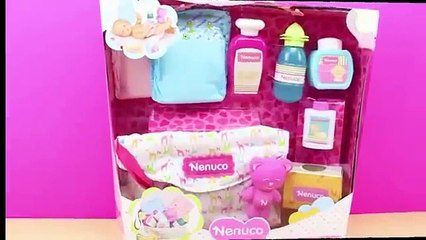 Nenuco Bolso cambiador Famosa Muñeca bebe Nenuco en español Handbag Nenuco Baby Doll