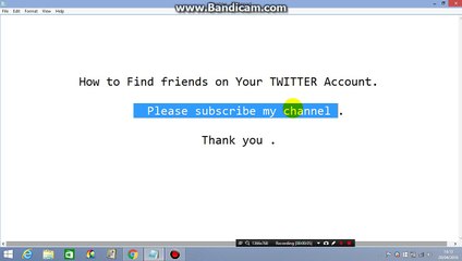 How to Find Friends on Your TWITTER Account