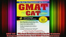 READ book  GMAT CAT  The Best Test Preparation for the Graduate Management Admission Test GMAT Online Free
