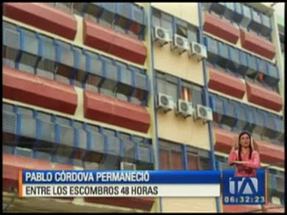 El conmovedor testimonio de un hombre que permaneció 48 horas bajo los escombros