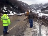 Zonguldak-Ankara kara yolunda heyelan