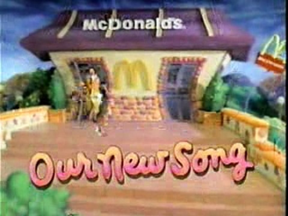 Ronald McDonald introduces the NEW Mcdonalds Jingle To McDonaldland TV Commercial