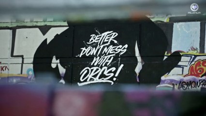 Graff World of Warcraft - Skate park Bercy