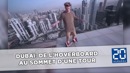 Download Video: Dubaï: Une séance d'hoverboard à vous couper le souffle