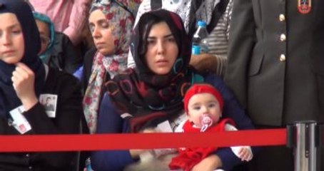 Şehidi Son Yolculuğuna Dört Aylık Kızı Defne Uğurladı