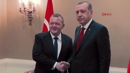 Cumhurbaşkanı Erdoğan, Danimarka Başbakanı Rasmussen'i Kabul Etti