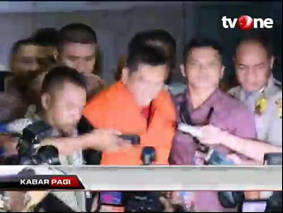 Keluar dari Gedung KPK Sanusi, Digelandang ke Rutan Guntur