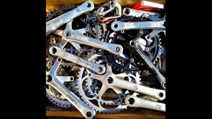 Funny Bicycle Once a Day - Have you ever seen these Cranksets