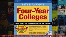 Four Year Colleges 2006 Guide to Petersons FourYear Colleges
