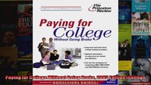 Paying for College Without Going Broke 2005 Edition College Admissions Guides