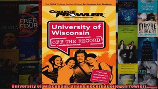 University of Wisconsin Off the Record College Prowler