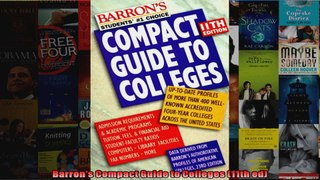 Barrons Compact Guide to Colleges 11th ed