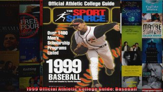 1999 Official Athletic College Guide Baseball
