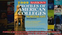 Profiles of American Colleges Northeast Barrons Profiles of American Colleges The