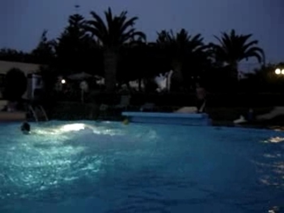 swimming pool jump Eleni village