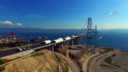 Körfez Geçiş Köprüsü'nün Son Hali Havadan Görüntülendi (Trend Videos)