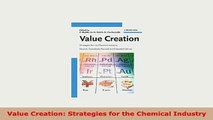 Download  Value Creation Strategies for the Chemical Industry Download Full Ebook