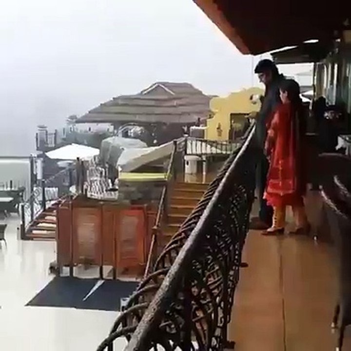 snow falling very beautiful weather you never seen before