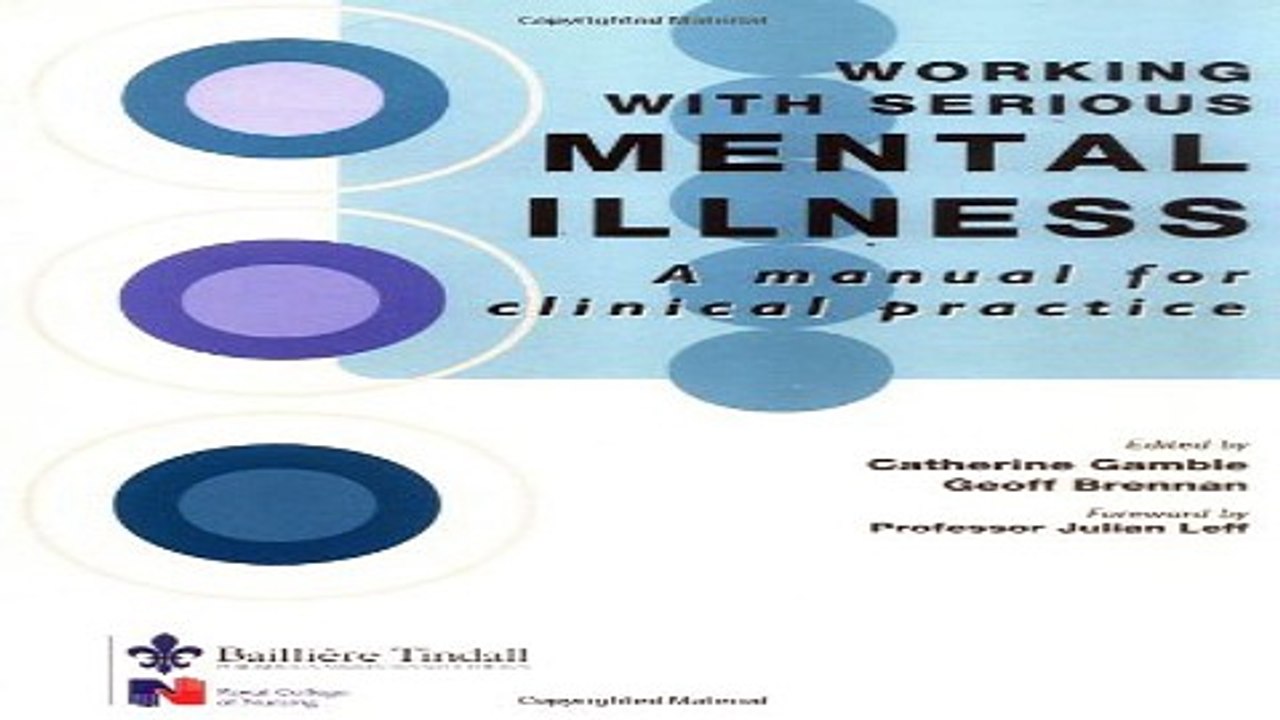 Download Working with Serious Mental Illness  A Manual for Clinical Practice  1e