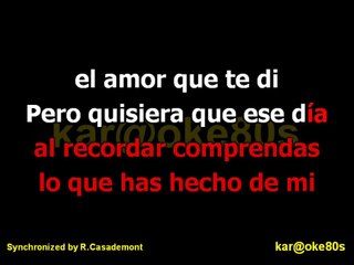 karaoke Todo Tiene su Fin . Los Modulos