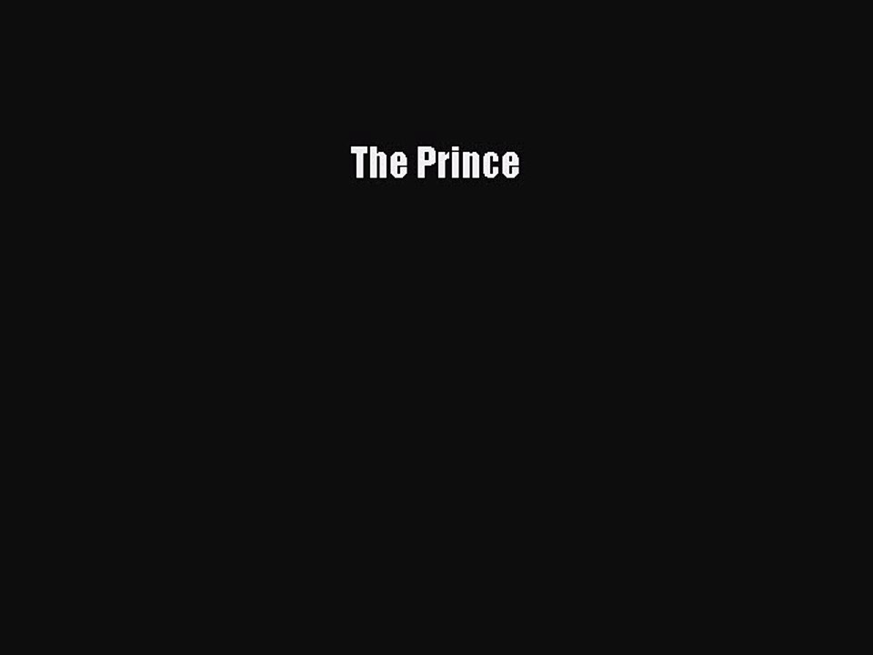 PDF The Prince Free Books