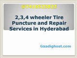 Mobile tyre puncture service in hyderabad | mobile bike, car repair in hyderabad