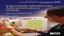 Download UCL Hospitals Injectable Medicines Administration Guide  Pharmacy Department