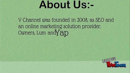 V-Channel Provide SEO Singapore Services