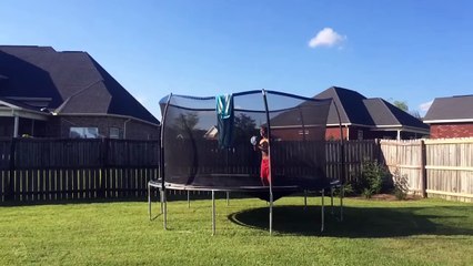 Epic Poolside Basketball Trick Shot