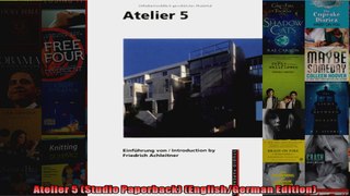 Atelier 5 Studio Paperback EnglishGerman Edition