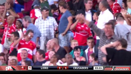 La rencontre à 10 essais entre les Lions et les Crusaders