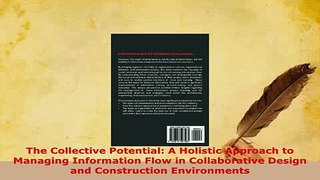 PDF  The Collective Potential A Holistic Approach to Managing Information Flow in PDF Full Ebook