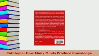 Download  Infotopia How Many Minds Produce Knowledge Read Online