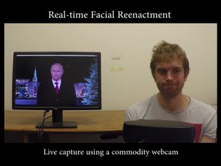 Face2Face- Real-time Face Capture and Reenactment of RGB Videos (CVPR 2016 Oral)