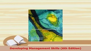 Download  Developing Management Skills 6th Edition Ebook